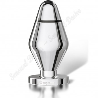 Анальная пробка MYSTIM JOHN BUTT PLUG L с электростимуляцией (Ист-к импульсов приобретается отдельно)