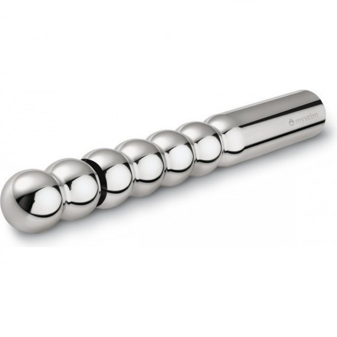 Фаллоимитатор с электростимуляцией MYSTIM BAL(L)ZAC рифленный (Ист-к импульсов приобретается отдельно) 46120