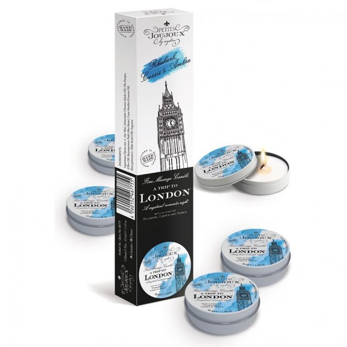 Набор из 5 массажных свечей MYSTIM PETITS JOUJOUX LONDON REFILL (33гр.) 46775