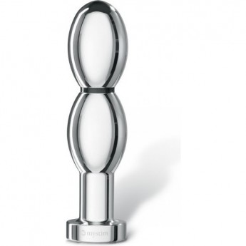 Овальный фаллоимитатор MYSTIM O(H!)-THELLO с электростимуляцией (Ист-к импульсов приобретается отдельно)